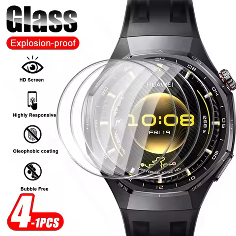 4-1Pcs 9H Clear Tempered Glass Screen Protector for Huawei Watch GT 6 Pro GT6Pro 46mm Protective Gla