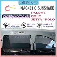 Vollswagen Jetta Polo Golf Passat B7 B8 Magnetic Sunshade Window Shade Interior Magnet Custom Made