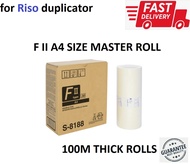 F II FII type 30 A4 size master roll for Riso SF duplicator machine S-8189UA S8189UA S-8188 S8188