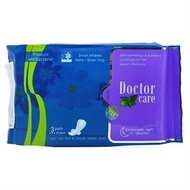 DOCTOR CARE NIGHT BVS SUPER THIN 6 WINGS SUPER ABSORBENT ANTI-SPILL 3 PIECES FOR NIGHT USE