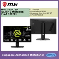 MSI MAG 275UPD E14 27" Flat Gaming Monitor IPS Panel UHD /144hz /1ms / Dual Mode / HDR Ready / Speak