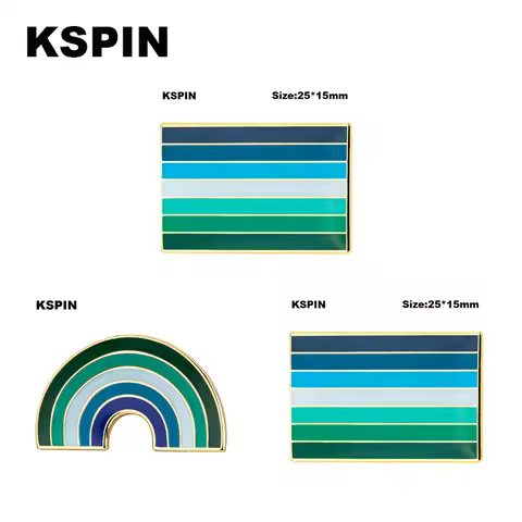 LGBT Rainbow homosexual Lipstick Kiss lip Lesbian Pride Flag Pride heart shaped flag lapel pin badge