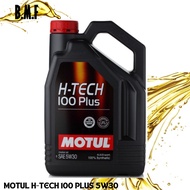 MOTUL H-TECH 100 PLUS SAE 5W30 / 100% SYNTHETIC / 4L