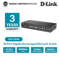 D-Link DGS-1024D 24 Port Gigabit Unmanaged Network Switch