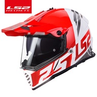 ❀⋮ ️LS2 PIONEER EVO off-road motorcycle helmet double lens ls2 mx436 motocross helmets capacete casc