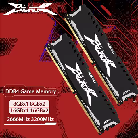 PUSKILL DDR4 Memória RAM 16GB 16GBx2 8GB 8GBx2 1.2V 3200MHz 2666MHz Desktop Computer UDIMM Cooling V