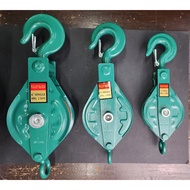 Pulley Block Single Heavy Duty 4" / 1 ton, 5" / 1.5 ton and 6" / 2 ton hoisting hoist lift pull