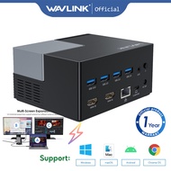 Wavlink USB-C Universal Laptop Docking Station with 2 Display 100W Power Delivery Compatible with Ma