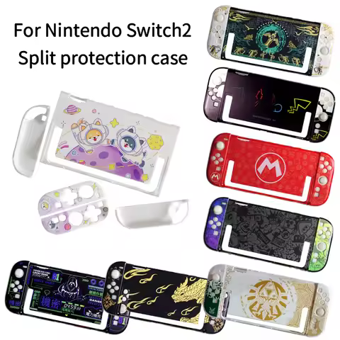 For Nintendo Switch2 protective hard case put in dock Switch 2 Split protection case PC cover NS2 co