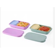 tupperware foodie buddie lunch box -  2set ( 4pcs ,two big two small)