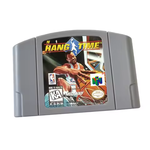 Reproduction Game Card Cartridge Hang time N64 For Nlnten d0 Retro Console US Version
