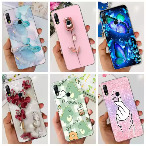 For Asus Zenfone Max Pro (M2) ZB631KL Case Fashion Marble Flower Soft Cover For Zenfone Max M2 ZB633