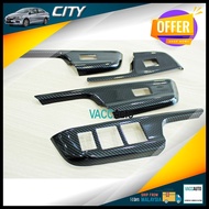 Honda City GM6 T9A 6th Window Switch Panel Carbon Fiber Design City (2014-2019) Vacc Auto Car Acces
