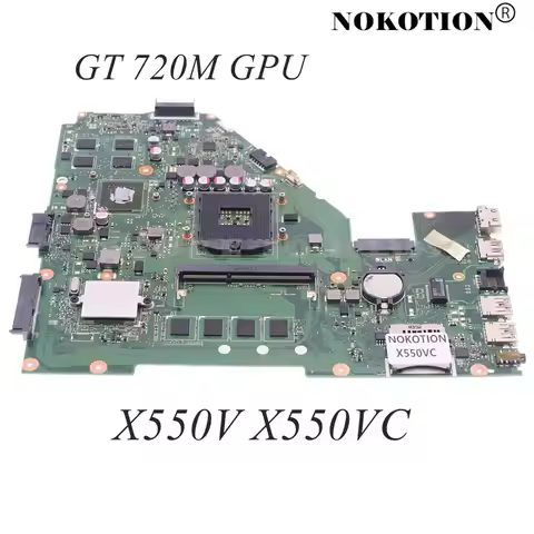 X550VC MAIN BOARD REV 3.0 For ASUS X550V X550VC X550 Laptop Motherboard GT720M 2G GPU DDR3