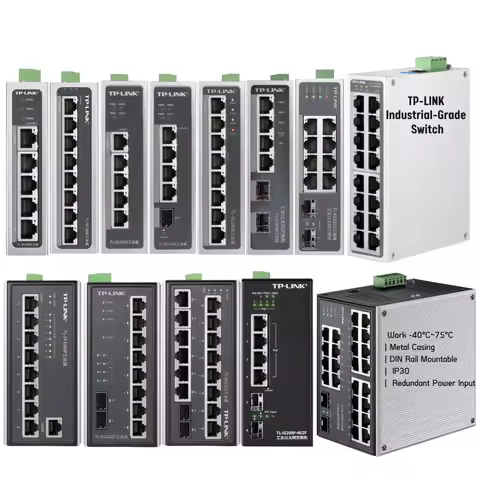 TP-Link Industrial-Grade 100M Fast Ethernet 1000M Gigabit Router Switch 5-Port 8-port POE Web TL-SF 