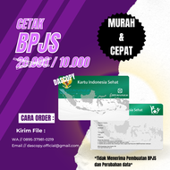 Cetak Kartu BPJS/KIS Bahan PVC