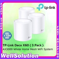 TP-Link Deco X60 AX3000 Whole Home Mesh WiFi 6 System [ 2 Pack / 3 Pack ]