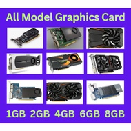 Grafics Card / GPU 8GB  / 6GB / 4GB  / 2GB  / 1GB