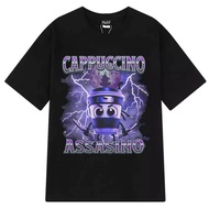 Cappuccino Assassin Italian Brainrot Creative Italian Brainrot T-Shirt For Men And Women Ins Milk Si