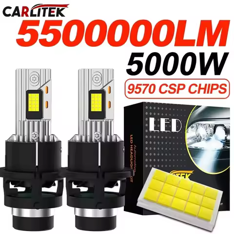 D2S D4S D3S D1S Led Car Headlights Bulb CANbus No Error D2R LED Light High power 5000W 1:1 Plug and 