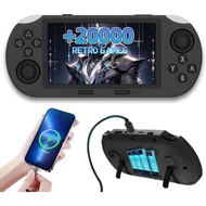 SF3000 Handheld Spielkonsole Retro Videospielkonsole,20000+ Spiele,Dual Core Prozessor,E-Book/Musik/