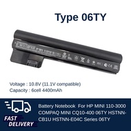 แบตเตอรี่ HP MINI 110-3000 COMPAQ MINI CQ10-400 HSTNN-CB1U HSTNN-E04C คุณภาพสูง ของแท้ 100% 06TY_ori