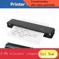 portable printer HPRT MT800 Black Words Portable Mini A4 Paper Printer with Bluetooth USB Connection Mobile Phone Com