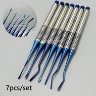 7Pcs/Set Dental PDL Elevator Luxating Root Tooth Elevator Knife Extraction Dentist Surgical Tool Too