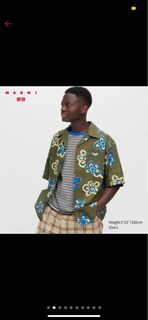 UNIQLO x MARNI 寬版開領襯衫 尺寸XL