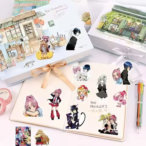 10/82Pcs Cartoon Anime Sweetheart Hinamori Amu Tsukiyomi Ikuto Graffiti Stickers Cosplay Figures Dec
