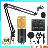 Best Selling Complete Package Mic BM800 Foam Stand Soundcard Mixer V8 SALE