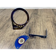 🇹🇭AUTO Meter Diesel Blower Boost Meter Stand Universal Titanium Colour
