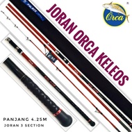 Orca Keleos Sand Surf Rod 425cm Long Fishing Rod 3-connected Fishing Rod Super Strong Quality Lightweight Rigid Carbon Material.
