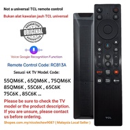Original / Asal TCL RC813A 4K Led TV Remote Control With Voice Google Recognition Function Compatibl