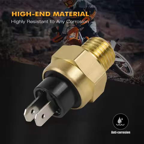 M14x1.5 M14x5 Radiator Fan Thermo Switch 85℃ Easy To Install Engine Performance Reliability