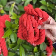 20mm Red Cotton Rope Chinese Knot Braided Rope Holiday Material Ten Thousand Character Section Rope 