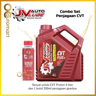 [Bundle Deal] JV Auto Lube Set CVT Oil Plus (4 Liter) + Gearbox Treatment JV AT-1004 (1 Bottle)