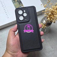 Realme 14 5G Realme 14T Case Leather Black SoftCase Realme 14 5G Realme 14T