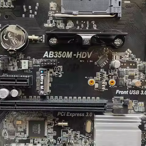 AB350M-HDV Micro ATX Motherboard AM4 Socket With M.2 HDMI Port Support AMD Ryzen Processor DDR4 RAM 