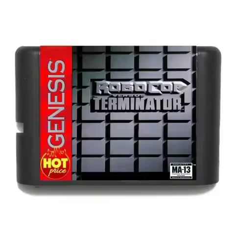 New Arrival Robocop Versus the Terminator 16bit MD Game Card For Sega Mega Drive For Genesis