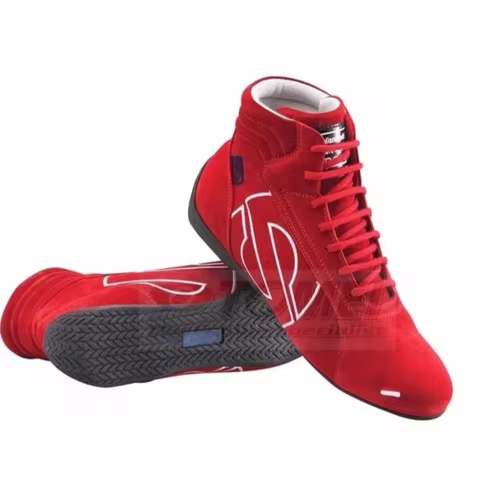 DEFT Motorcycle shoes F1 Formula Shoes Racing New Suede Cowhide Racing Shoes Karting Shoes Off-Road 
