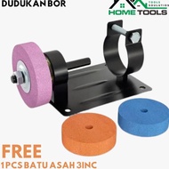 READY DUDUKAN BOR TANGAN JADI GERINDA STAND HOLDER BOR PORTABLE BATU ASAH GERINDA 3 INCH POLES MINI 
