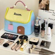 Toilet Bag Portable Travel Sense Large-Capacity Partition House A6L Dopamine Waterproof Cosmetic Bag