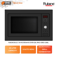 Rubine Built-in Microwave Oven RMO-OREO-28BL 28L Microwave And Grill Combination RMO-934SS-GD34 Ketu