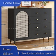 Shoe Shoe Cabinet Arched Rattan Cabinet Multifunctional Shoe Cabinet Home Glow.Sg