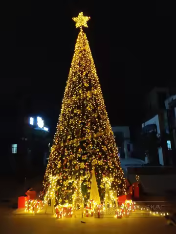 Large framed Christmas tree 4m 5/6m 7/8/9 m 10/15m luminous tree 12m Christmas decorative tree