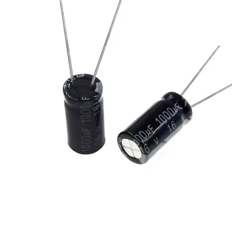50pcs 1000uF 16V 1000MFD 16Volt 8*12mm Aluminum Electrolytic Capacitor Radial 1000mf16v 1000uf16v 16