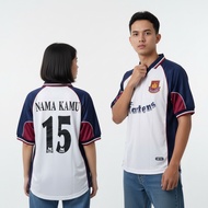 Retro Jersey Wst Hm Untd Away 1999 2000 Football Shirt Wsthm Home Jersey Vintage Classic Classic Whi