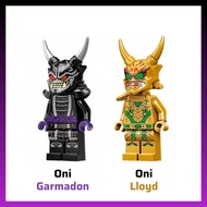 Minifigures Ninjago Oni Lloyd Assembled Toy With True Hat - Ninja Character Puzzle