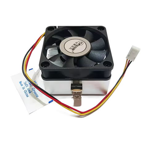 Cpu fan for socket 370 cpu heatsink support LGA 370 cashier machine cooler 6015 fan 6cm mini fan